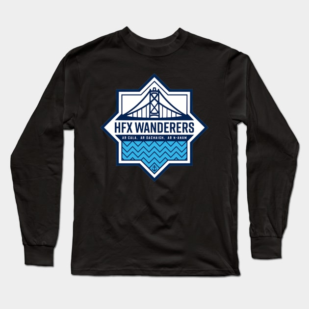 HFX Wanderers | Soccer Canada Sport Long Sleeve T-Shirt by euror-design